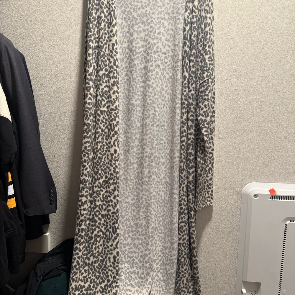 Leopard Print Women's Cardigan